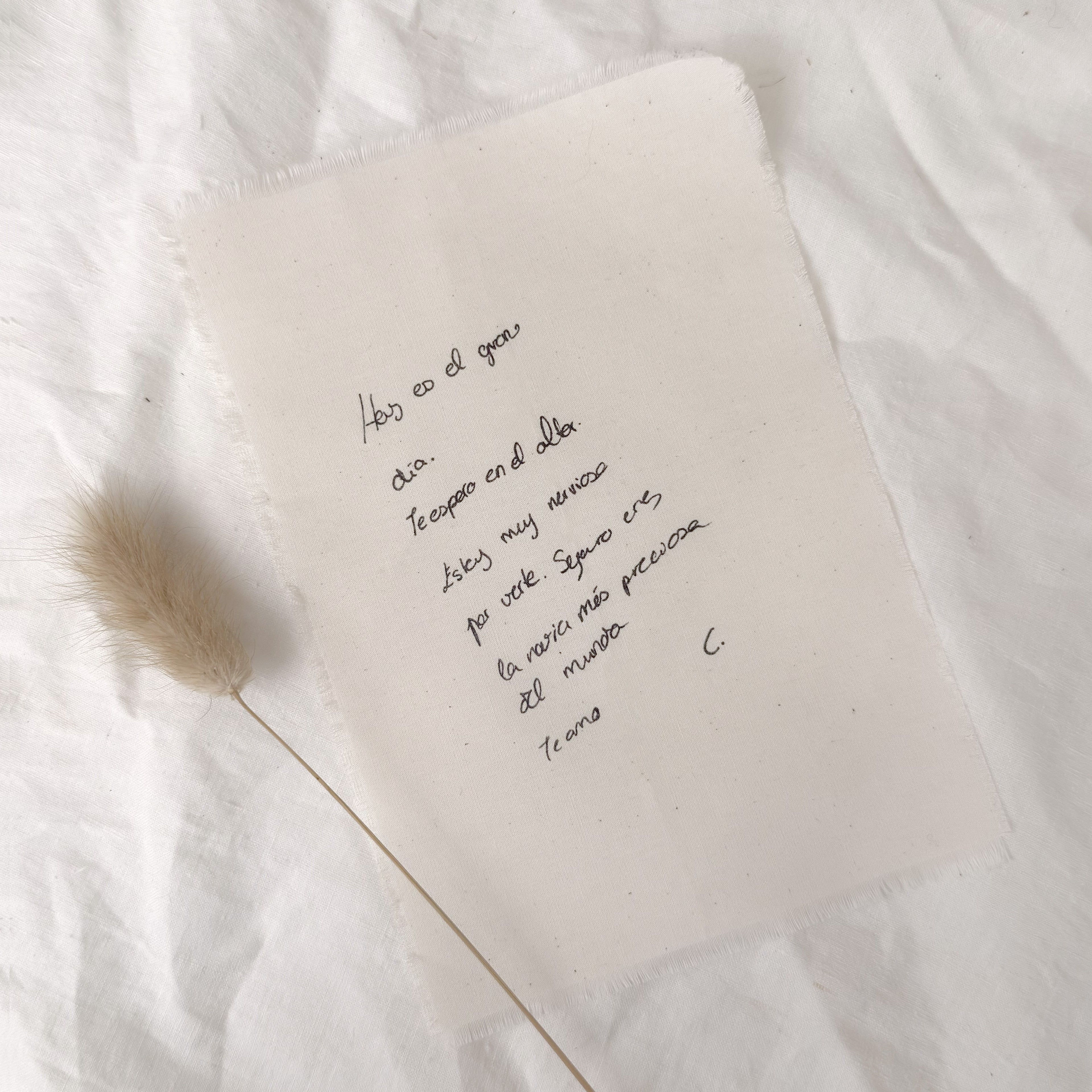 Carta en algodón de la marca Novellie, con textura suave y diseño clásico, ideal para proyectos de arte y manualidades.