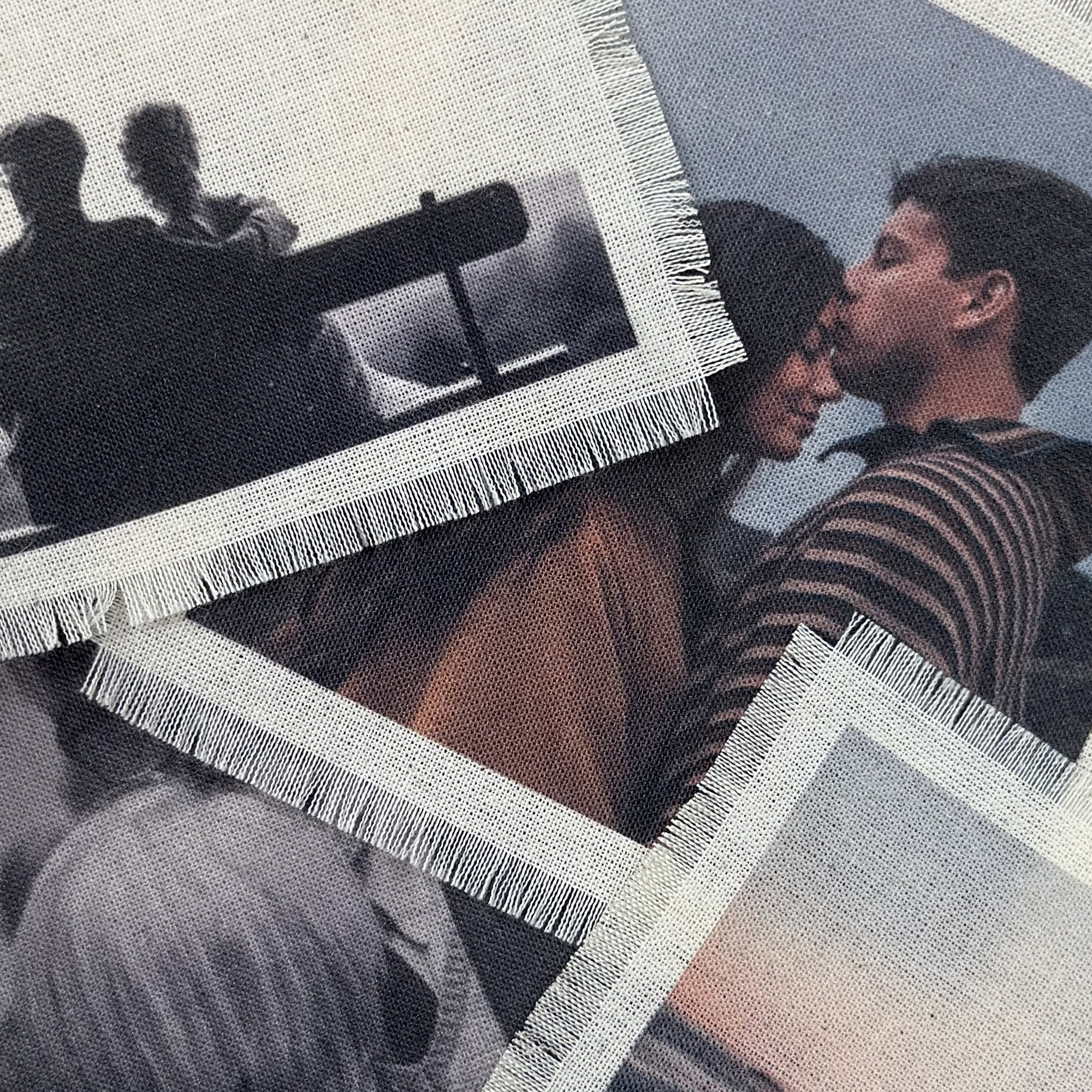 Fotos reveladas 8x8 de Novellie, impresión en papel fotográfico, color y tamaño cuadrado, muestra varias fotos en una hoja.